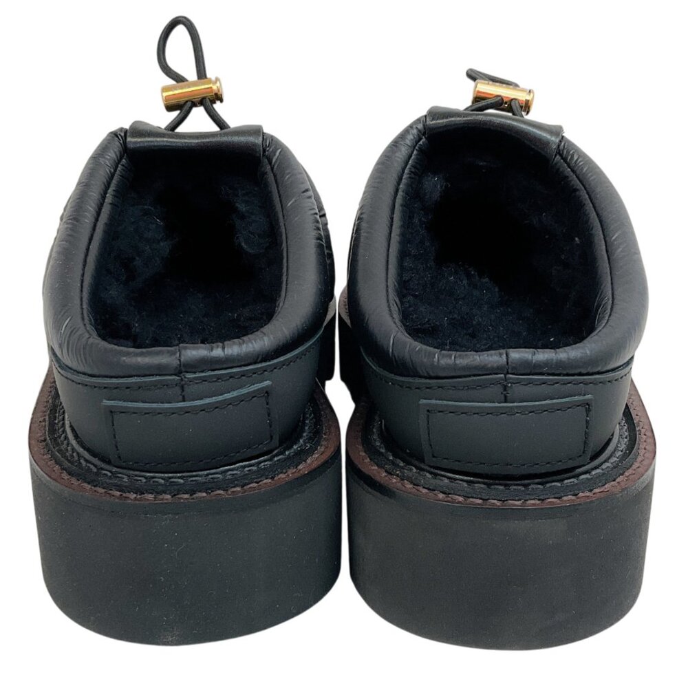 Sacai Black Micro Puffer Mules - Picture 5 of 7